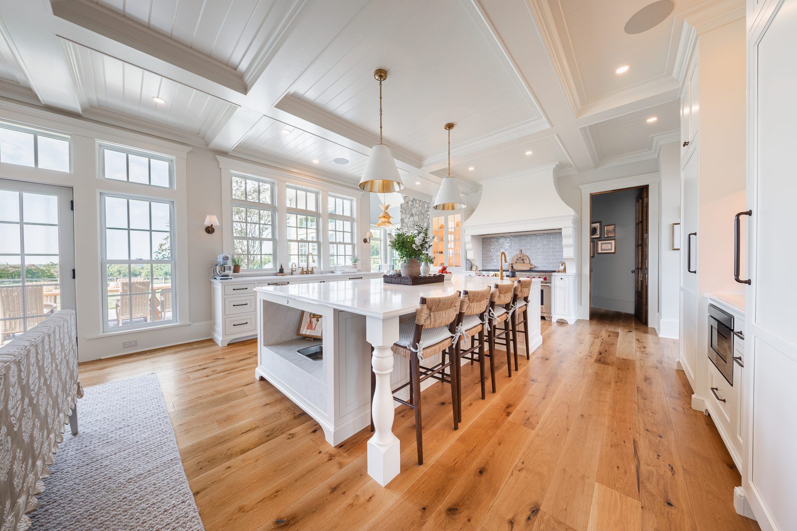 The kitchen island at Four Tails