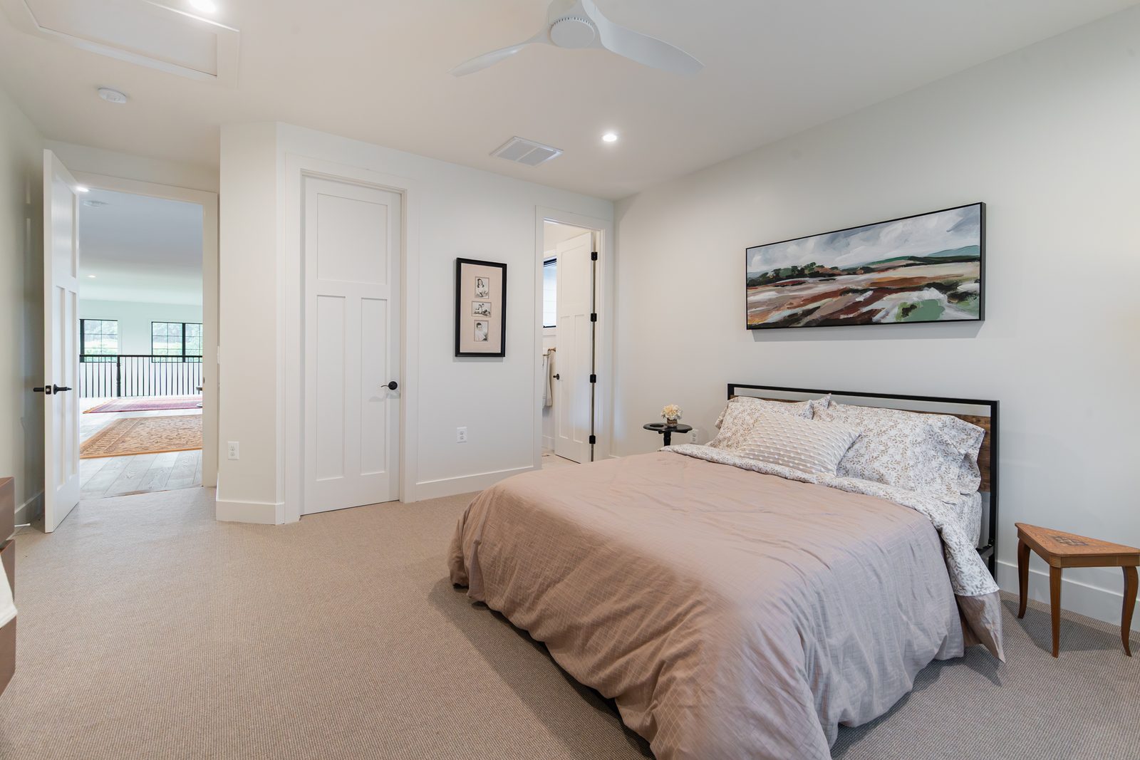 A guest bedroom at Monte’s Run